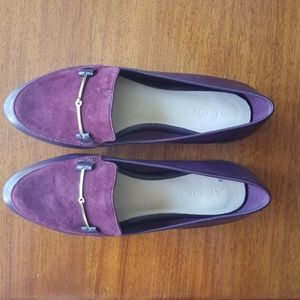 Burgundy Loafers from Aldo